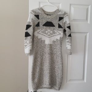 Cute sweater dress.